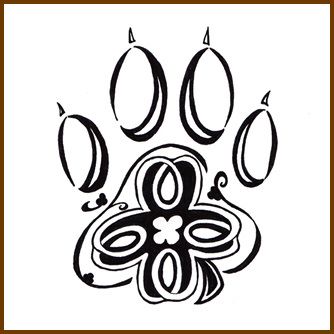 334x334 I Like The Of Having A Celtic Paw With Pets Leave Pawprints