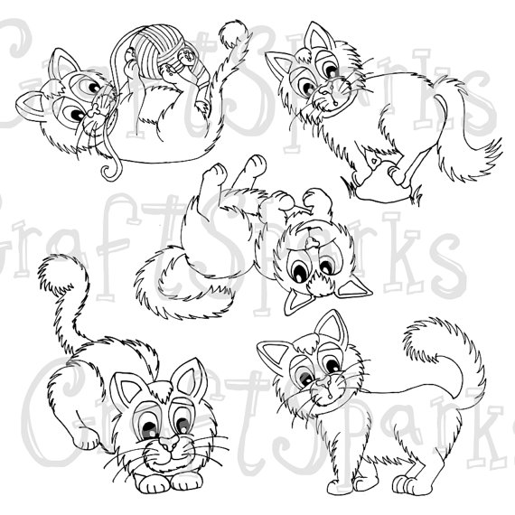 570x570 Cuddly Cat Clip Art