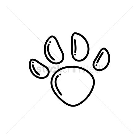 450x450 Free Cat Paws Stock Vectors Stockunlimited