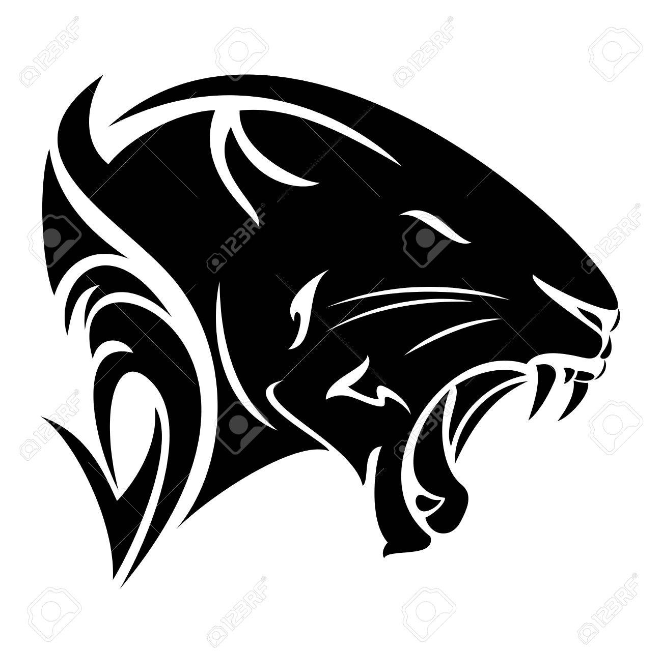 1300x1280 Black Panther Profile Head