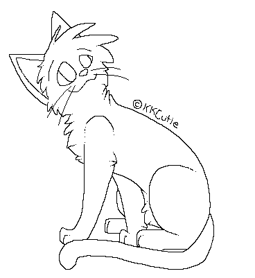 368x401 Cat Sitting Base By Kitkatqt