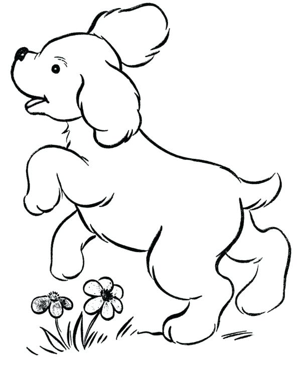600x734 Coloring Picture Dog