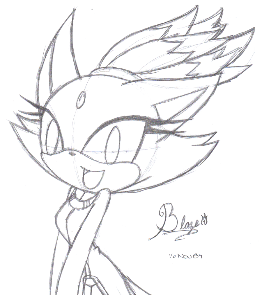 900x1016 Blaze The Cat By Karanium