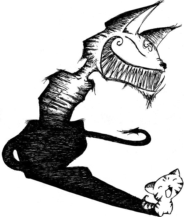 598x706 The Cheshire Cat 2 By Pechan