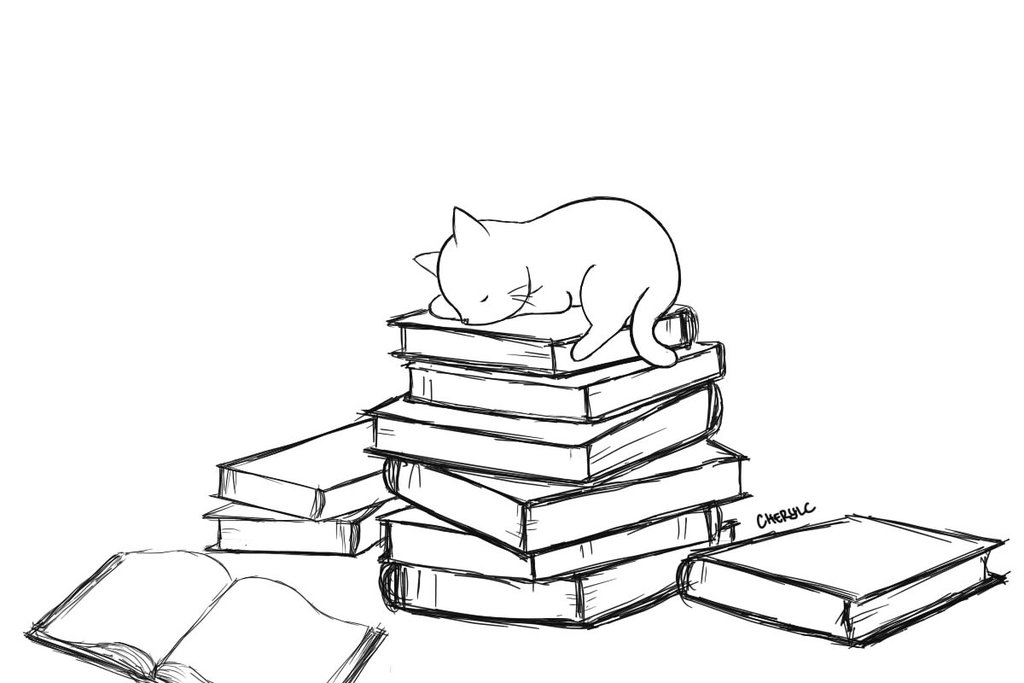 1024x683 Sleeping Cat Books By Littlepurplepillow