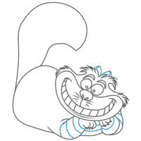 200x200 How To Draw The Cheshire Cat