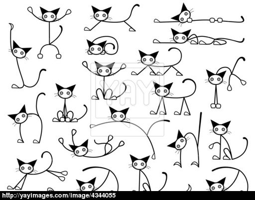 512x402 Kitty Cats These Would Make Cute And Easy Doodle Rocks