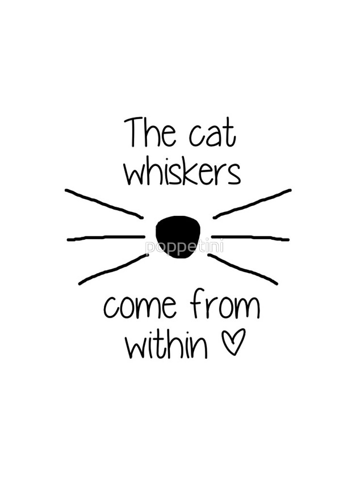 750x1000 The Cat Whiskers Come From Within Lt3 Iphone Cases Amp Skins By