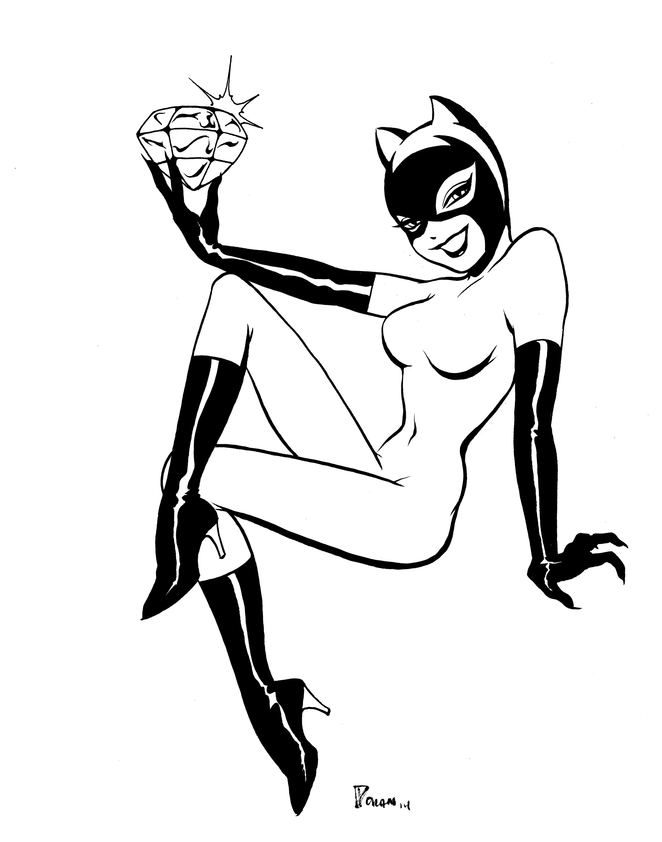 2192x2786 Catwoman A Distant Soil By Colleen Doran