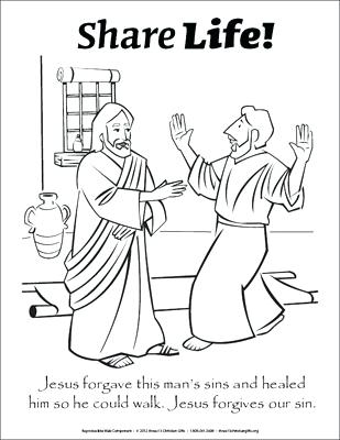 309x400 Jesus Heals The Blind Man Coloring Page Coloring Page Heals A Man