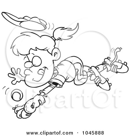 450x470 Royalty Free (Rf) Clip Art Illustration Of A Cartoon Black