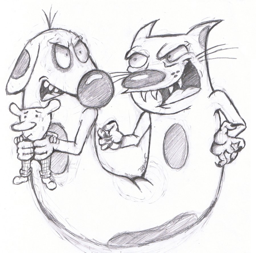 899x889 Catdog By Mintybirdy