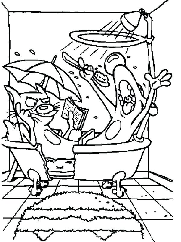 600x800 Catdog Coloring Pages Cats And Dogs Coloring Pages Dog Cat Page