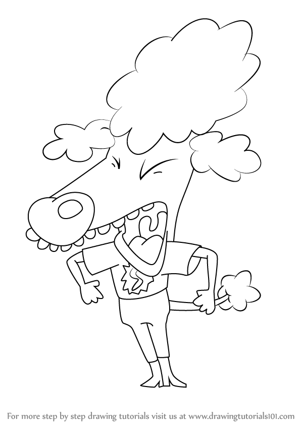 598x844 Learn How To Draw Shriek Dubois From Catdog (Catdog) Step By Step