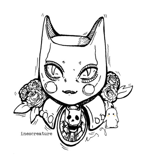 500x527 Standing Cat Drawing Tumblr