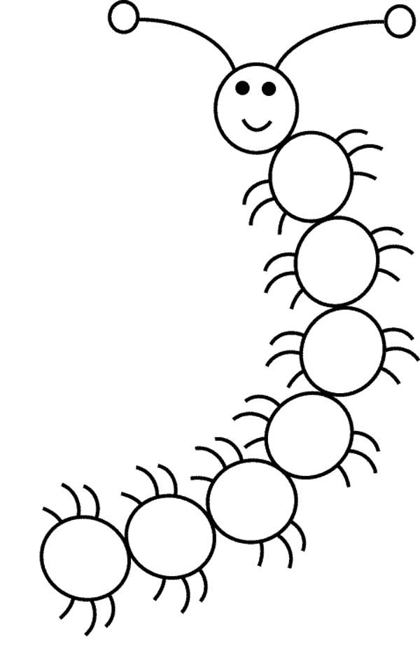 600x939 Best Photos Of Caterpillar Coloring Pages