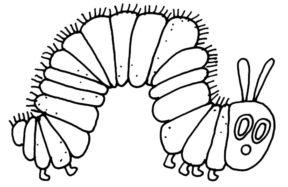 1111x722 Printable Caterpillar Coloring Awesome Caterpillar Coloring Pages