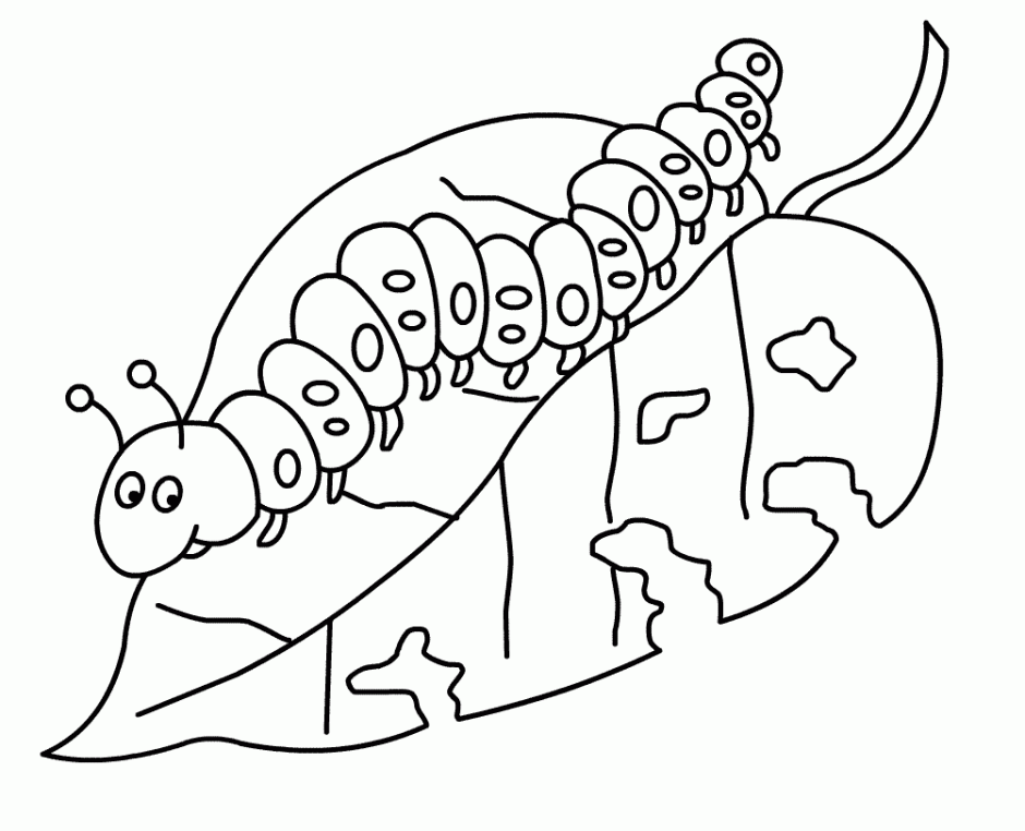 940x762 Very Hungry Caterpillar Coloring Pages