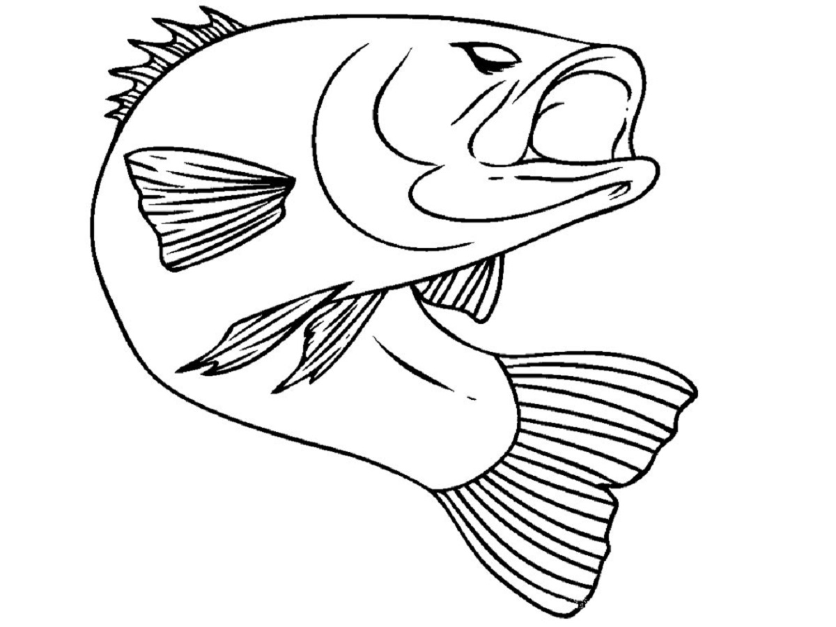1200x900 Fish Coloring Pages Printable Loving Printable