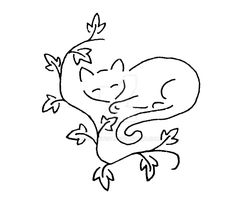 236x209 Florence's Drawing Of Sleeping Cat Catfish And Tattoo