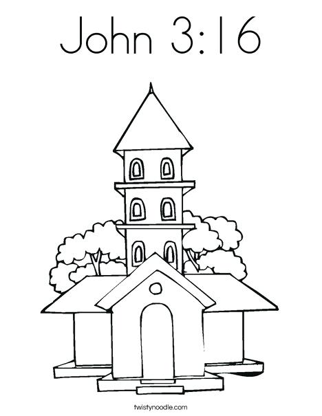 468x605 Church Coloring Pages Church Coloring Page St John The Baptist