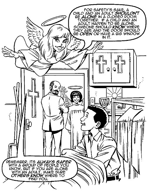 500x664 Anti Child Abuse Coloring Book Warns Chidren Of Being Alone