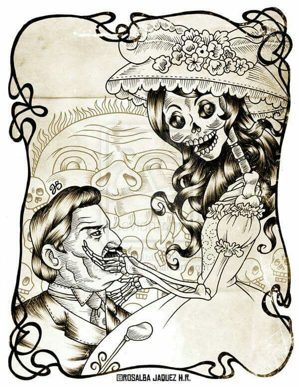 600x777 La Catrina Printables