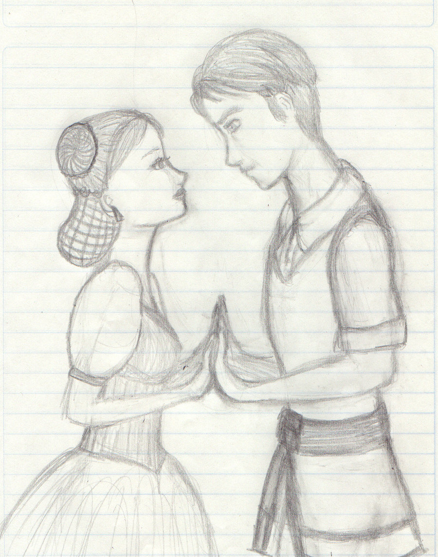 900x1144 Couple 1 By La Catrina