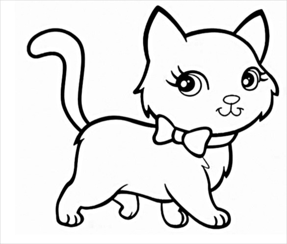 585x498 Now Cats Drawing Pictures How To Draw A Cat Factory