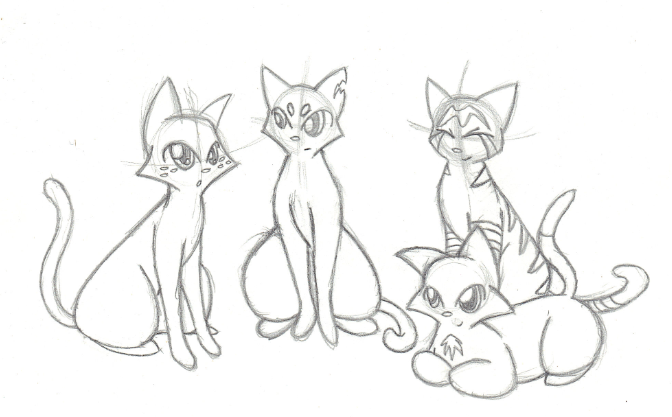 672x417 Tmnt Cats By Starrynight32