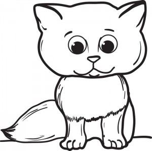 Cats Drawing For Kids