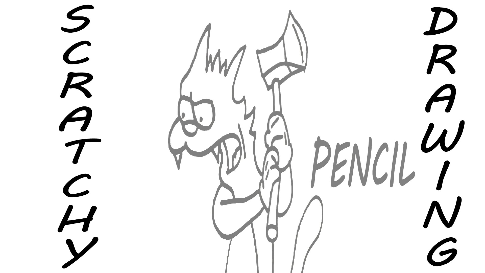 1920x1080 How To Draw Scratchy The Cat Easy
