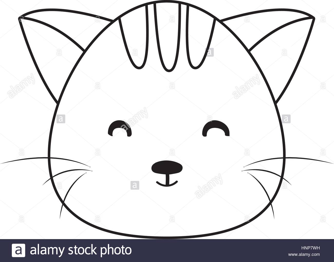 1300x1018 Cat Drawing Face Stock Vector Art Amp Illustration, Vector Image