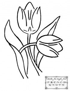 233x300 Cattails Embroidery Transfer Pattern Embroidery Patterns