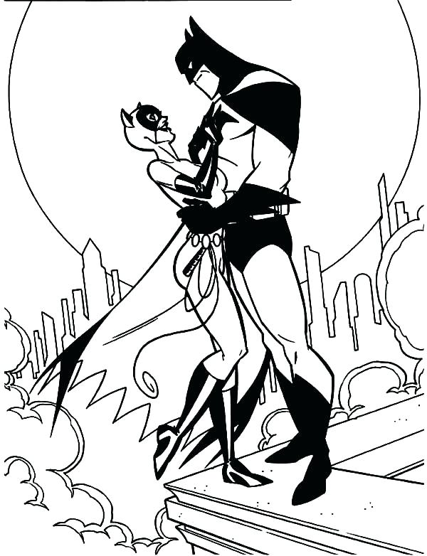 600x782 Catwoman Coloring Page Cat Women Strong And Sharp Claws Coloring