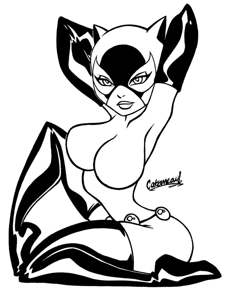 720x960 Animated Catwoman Inks By Assesina