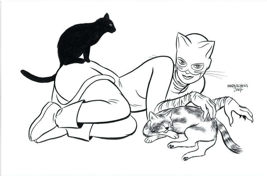 910x600 Here Are Catwoman Coloring Pages Images The Great Comic Book