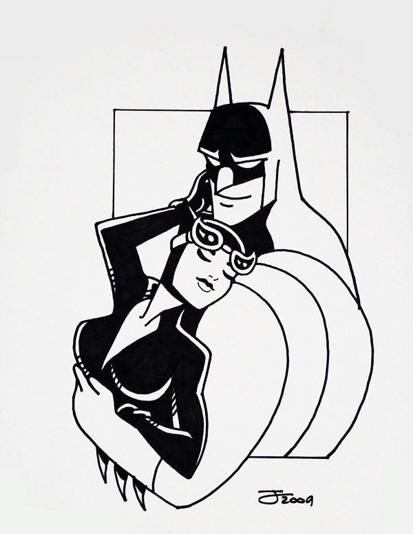 600x776 Batman And Catwoman By Theblackcat Gallery