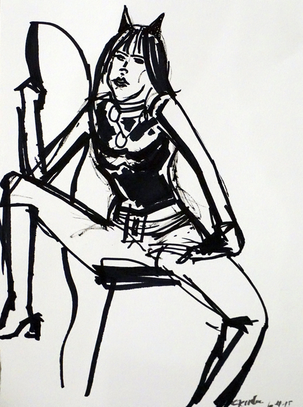 600x806 Catwoman Theme, Photo And Artwork The Drawing Club