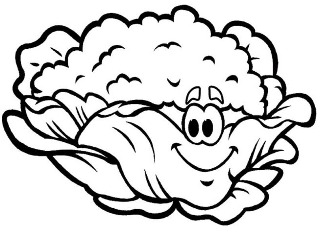 650x488 Cauliflower Coloring Pages 1 Nice Coloring Pages For Kids