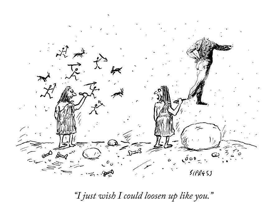 900x694 A Caveman Drawing A Sophisticated Classical Cave Drawing By David