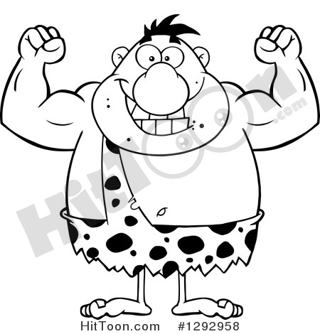 450x470 Caveman Clipart