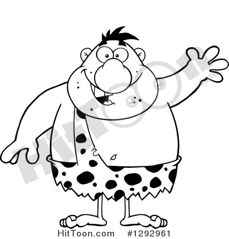 450x470 Caveman Clipart