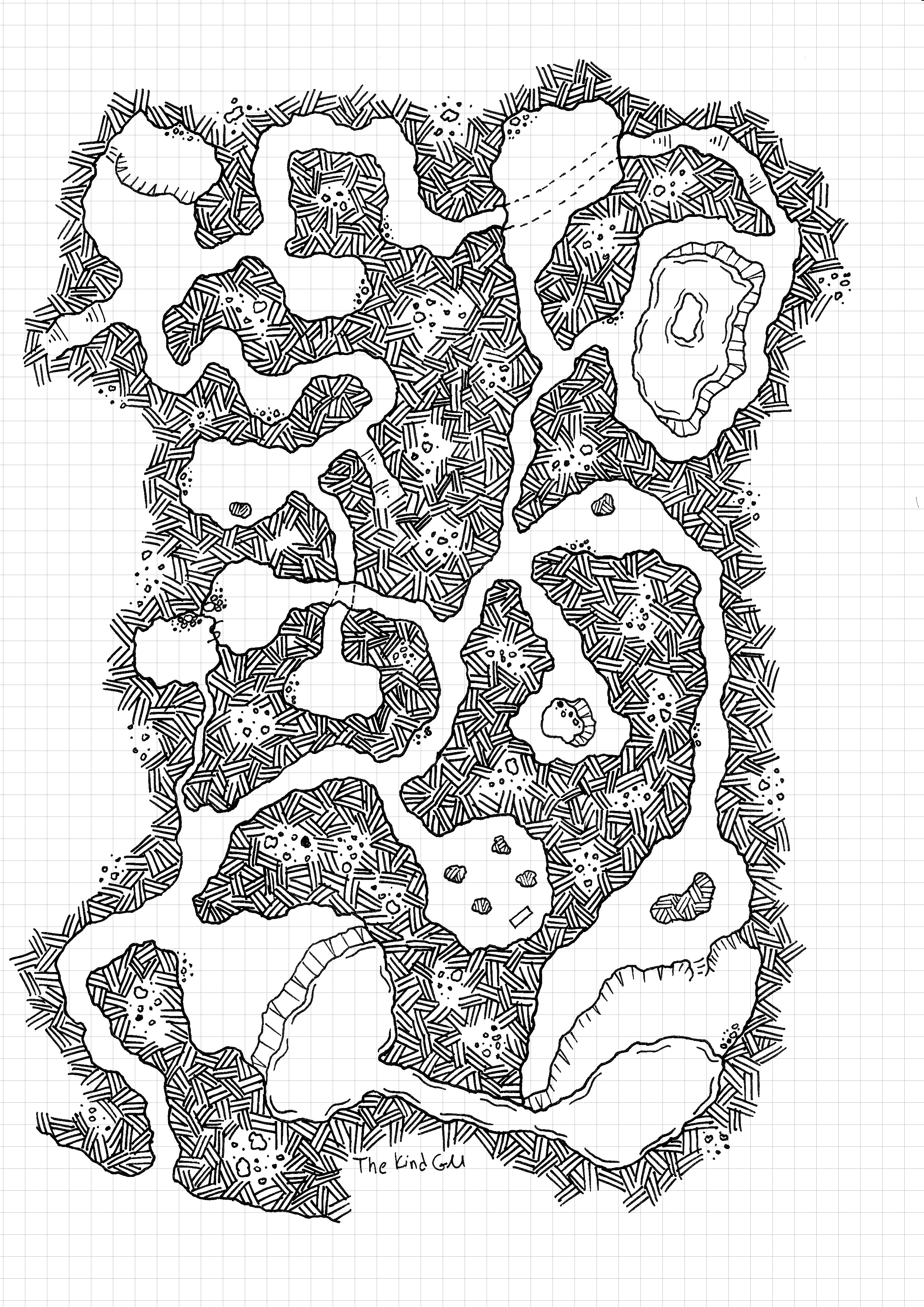 2480x3507 Map The Daorm Caves The Kind Gm