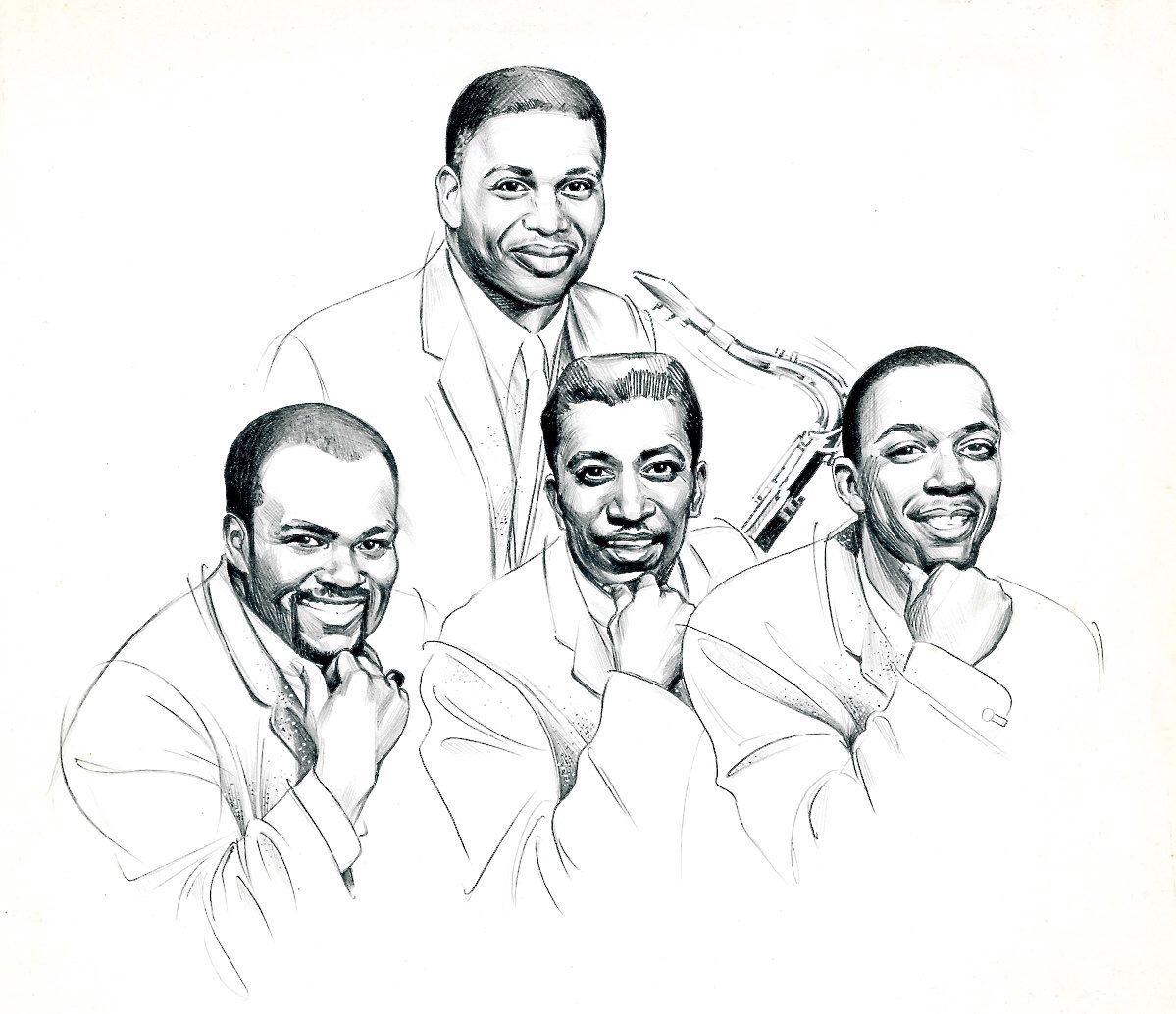 1199x1034 Jr. Walker And The All Stars Portrait