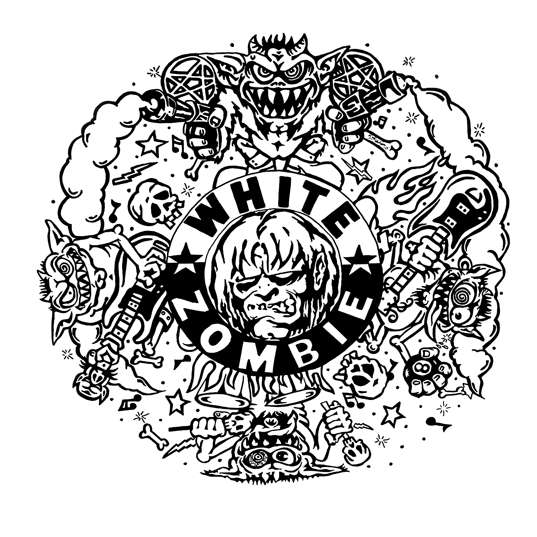 1772x1772 La Sexorcisto Custom Artwork Based On The Cd Cover Music