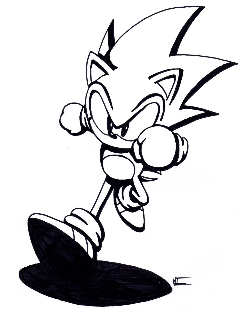 1024x1296 Cd Sonic (Ink Version) By Comet12864