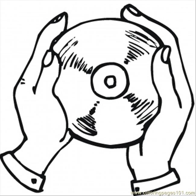 650x650 Cd In The Hands Coloring Page