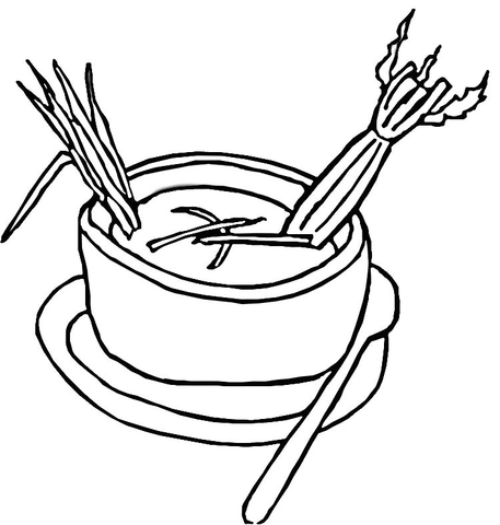 457x480 Celery Soup Coloring Page Free Printable Coloring Pages