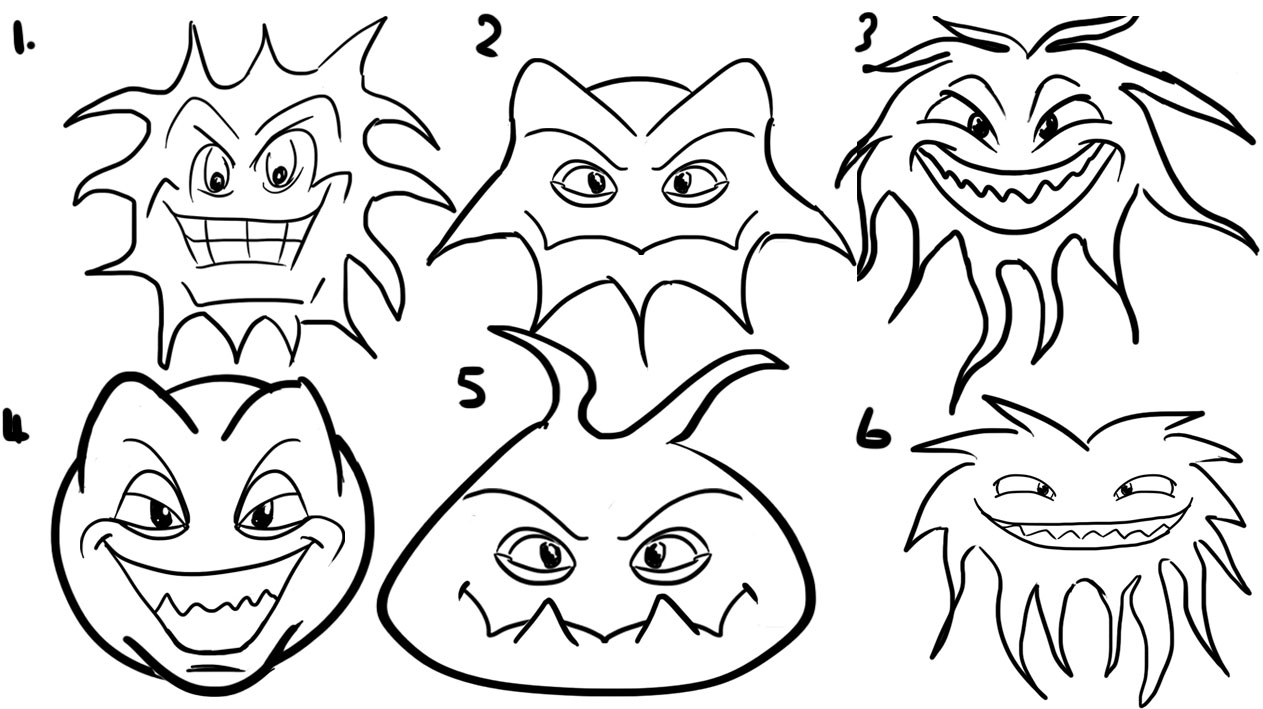 1263x709 Joey Ku Unit 6 Commission Bone Cancer Cell Character Designs